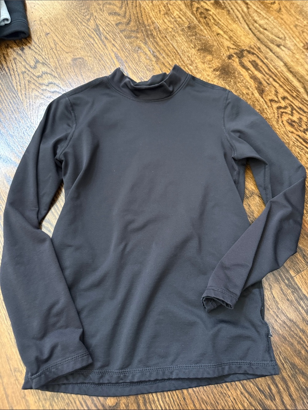 Jockey Black Long-Sleeve Mock Neck Shirt